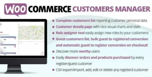 WooCommerce Customers Manager GPL Plugin v31.8